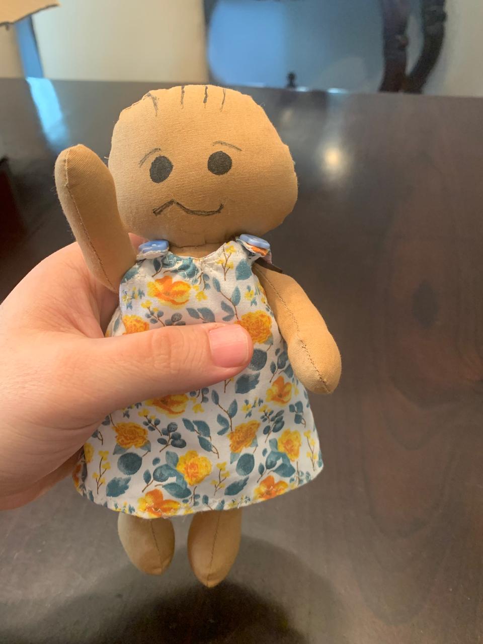 Confused Emotion Girl Doll