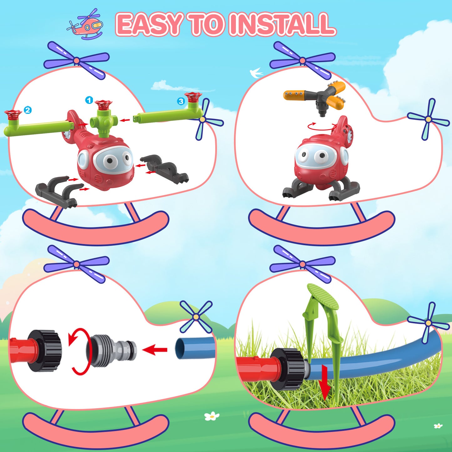 4-in-1 Water T-Ball - Play Outside Store