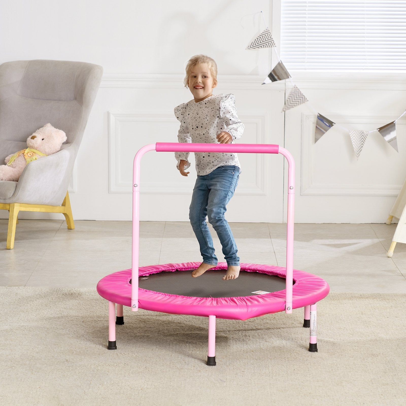 Mini Foldable Kids Trampoline - Play Outside Store