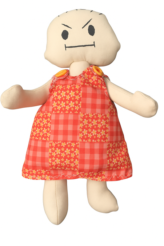Angry Expression Girl Doll