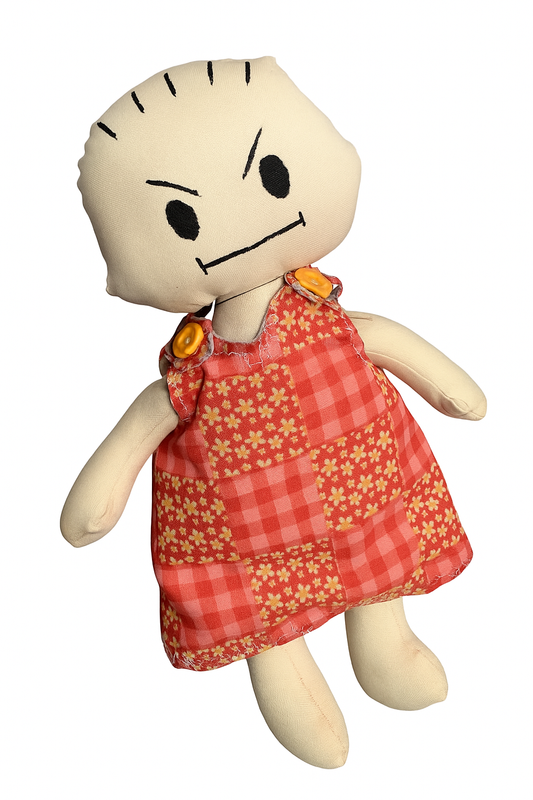 Angry Expression Girl Doll