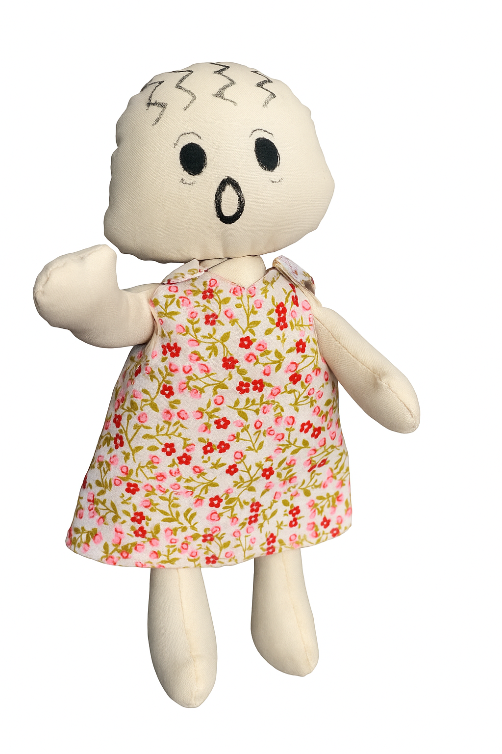 Surprised Expression Girl Doll