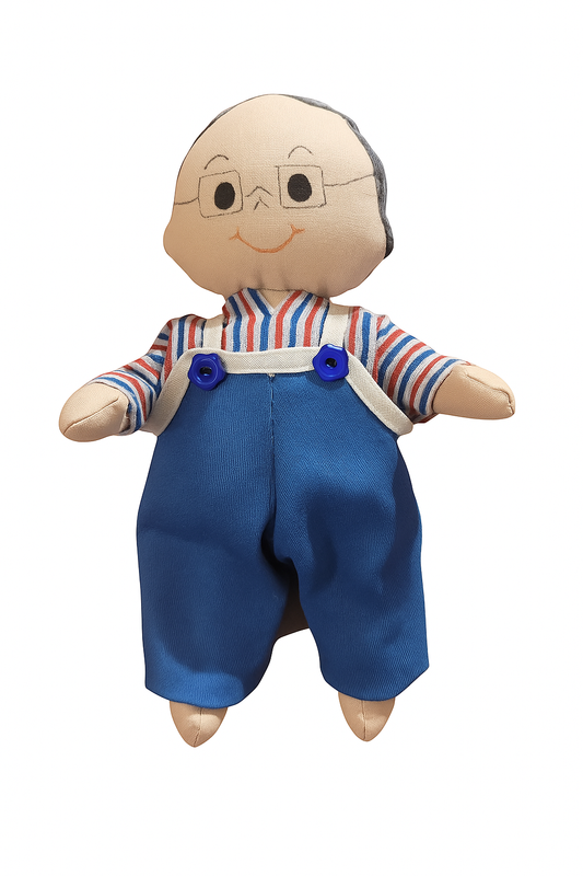 Happy Grandpa – The Joy of Contentment in a 20cm Doll