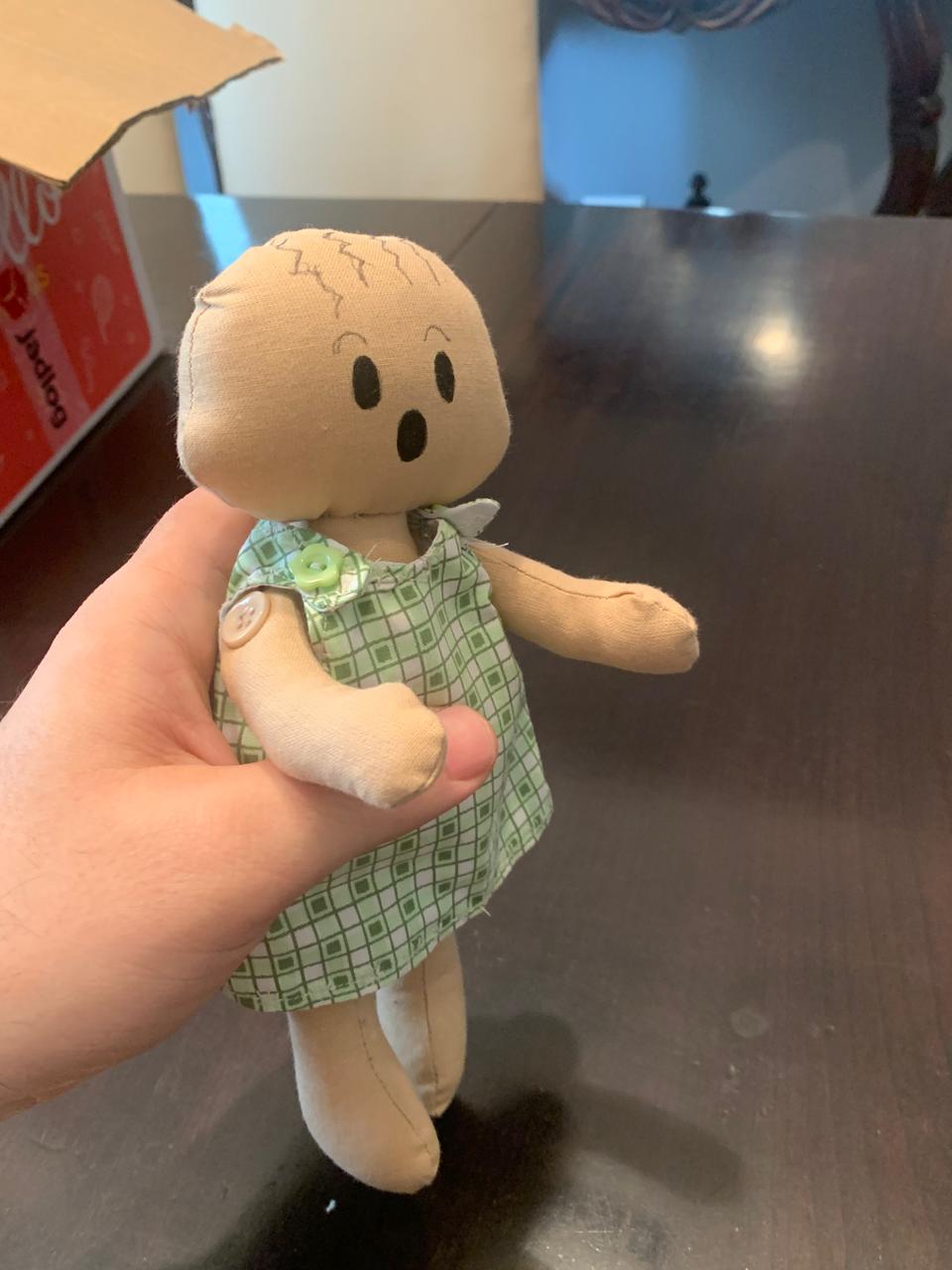 Surprised Expression Girl Doll