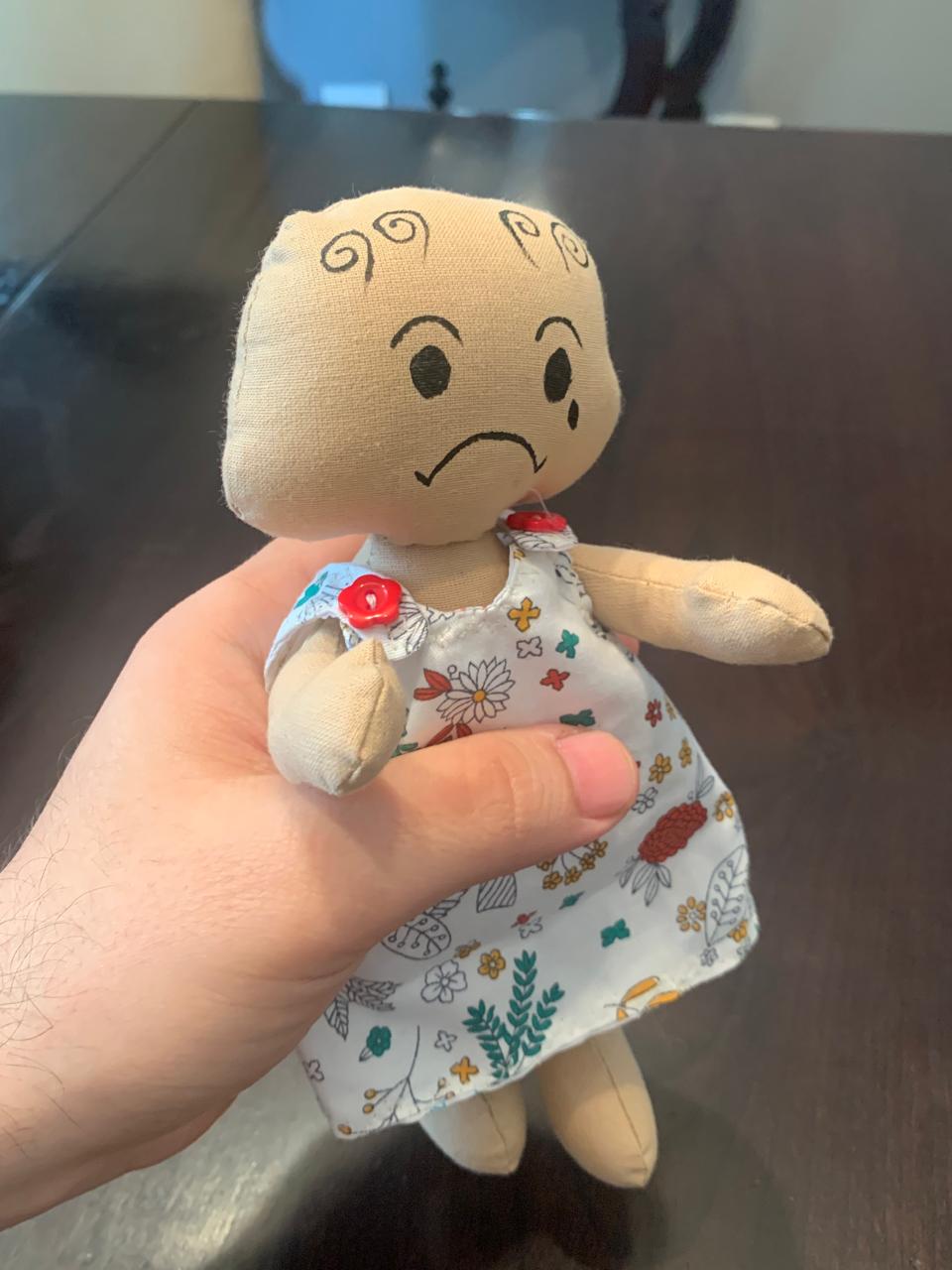 Sad Emotion Girl Doll
